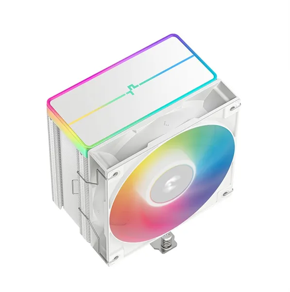 DEEPCOOL AG500 WH ARGB V2 LGA1700/1200/115X/AM5/AM4 (12шт/кор, TDP 240W, PWM, ARGB Fan 120mm, 5 тепл. трубок, белый) RET