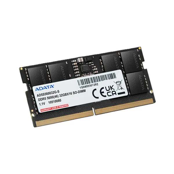 Оперативная память ADATA DDR5 SO-DIMM 32GB 5600MHz 1*32GB 46-45-45 SINGLE TRAY