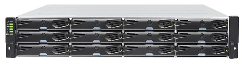 Система хранения данных Infortrend EonStor DS 1000 Gen2 2U/12bay Dual controller 2x12Gb SAS EXP/8x1G iSCSI + 2x host board/2x2GB/2x(PSU+FAN)/2x (Super capacitor+Flash)/12xdrive tray/Rackmount(ESDS 1012R2C-B)
