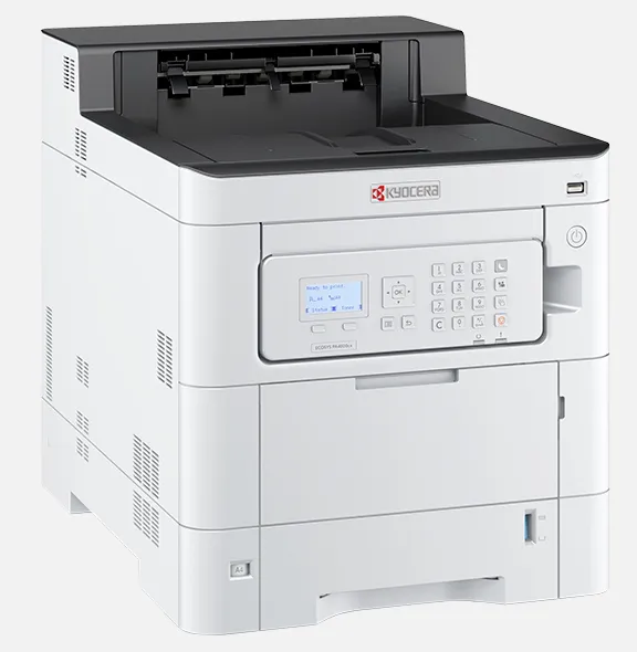 Принтер Kyocera ECOSYS PA4000cx (цвет. лазерный, A4, 40 стр/мин, 1200x1200 dpi, 1 Гб, USB 2.0, Network, лоток 550 л., Duplex, старт.тонер 3500/2500 стр.)