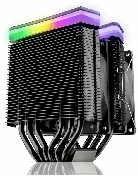 DELOS RBW (3x 92x92x25mm fans, 6 heatpipes, TDP 200W, PWM, 650-2000RPM, 22.95 dBA, hydraulic bearing, all sockets)