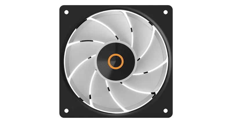 Ocypus Gamma F12 Elite BK ARGB REVERSE BLADE 3 IN 1, 120x120x25mm, 4-PIN PWM, 600-1800 RPM, 26 DBA MAX, HYDRO BEARING