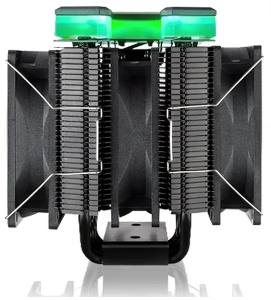 DELOS RBW (3x 92x92x25mm fans, 6 heatpipes, TDP 200W, PWM, 650-2000RPM, 22.95 dBA, hydraulic bearing, all sockets)