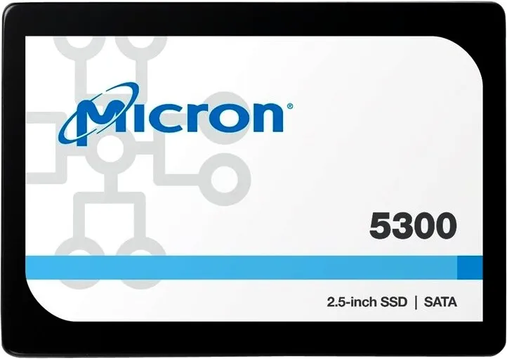Твердотельный накопитель Micron 5300MAX 240GB SATA 2.5" SSD Enterprise Solid State Drive, 1 year