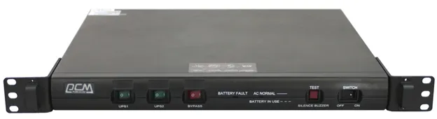 Powercom Smart-UPS King Pro RM, Line-Interactive, 600VA/480W, Rack 1U, 5*IEC320-C13 (1 surge & 4 batt), USB (1152586)