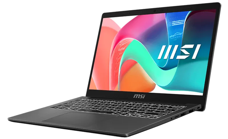 Ноутбук MSI Modern 13 F1MOG Core 5 120U 13.3" FHD (1920*1080)IPS,DDR4 16GB (8GB*2),512GB SSD Intel Graphics,backlight,46.8Whr,1.45kg,Dos,1y,Platinum Gray