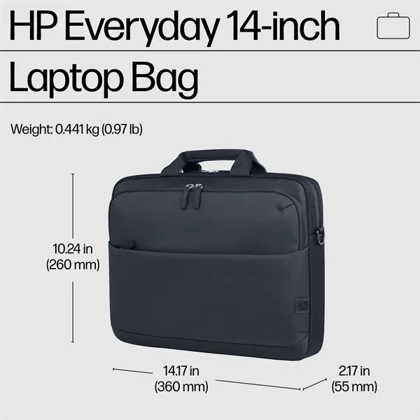 Case HP Everyday 14 Odyssey Gray Laptop Bag cons