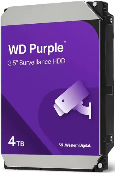 Жесткий диск Western Digital Purple HDD 3.5" SATA 4Tb, IntelliPower, 128MB buffer (DV&NVR), WD44PURZ, 1 year