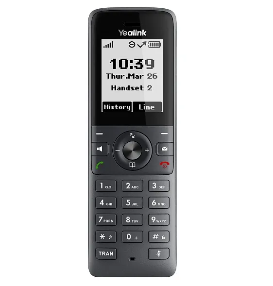 YEALINK DECT трубка W71H, экран 1.8", FNR, для W70B/W71P/W73P/W74P/W76P/W79P/W75/W80/W90, шт