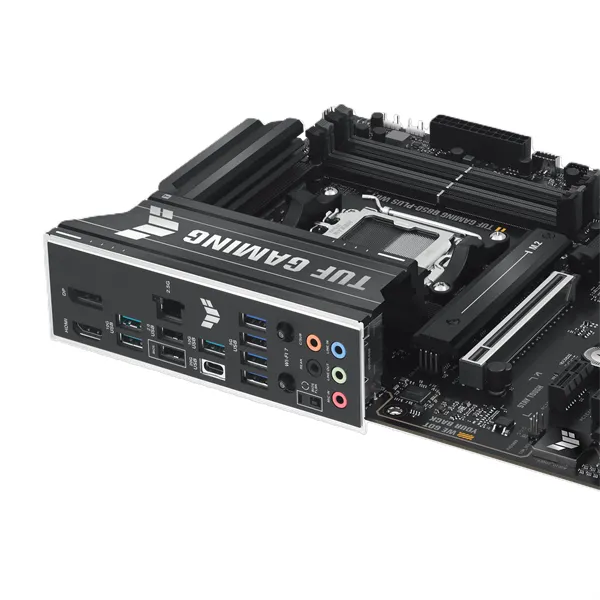 ASUS TUF GAMING B850-PLUS WIFI, AM5, B850, 4*DDR5, 4*SATA, 3*M.2, 7*USB 3.2, 2*USB 2.0, Type-C, 3*PCIx16, 2*PCIx1, DP+HDMI, ATX; 90MB1J30-M0EAY0