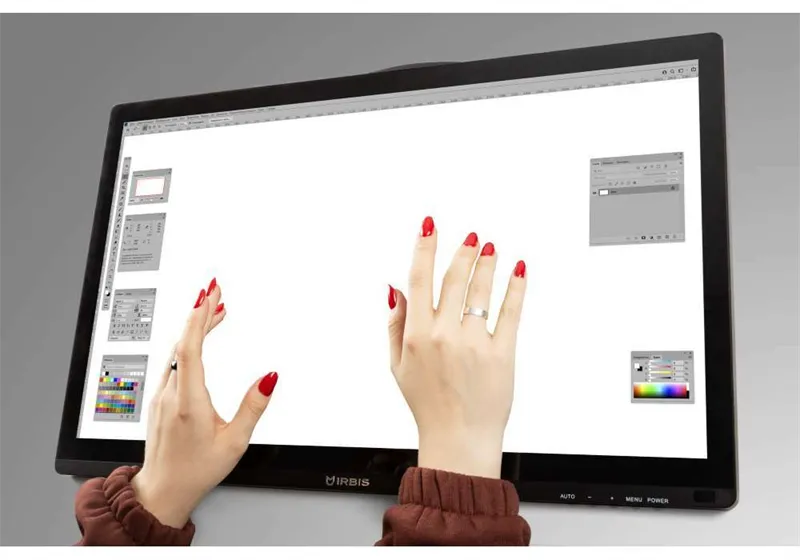 Монитор IRBIS SMARTVIEW 27'' LED Monitor Touch 1920x1080, 16:9, IPS, 250 cd/m2, 1000:1, 3ms, 178°/178°, VGA, HDMI, DP, USB, Audio output, 75Hz, Tilt, Height, Swivel, Pivot, Speakers,., Black NEW