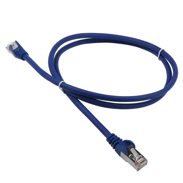 Патч-корд Lanmaster LAN-PC45/S5E-3.0-BL FTP RJ-45 вил.-вилка RJ-45 кат.5E 3м синий LSZH (уп.:1шт)
