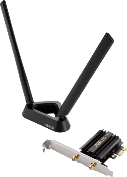 Адаптер ASUS PCE-AXE59BT// WI-FI 802.11ax, 2402 + 574Mbps, PCI-E Adapter, 2 antenna; 90IG07I0-MO0B00