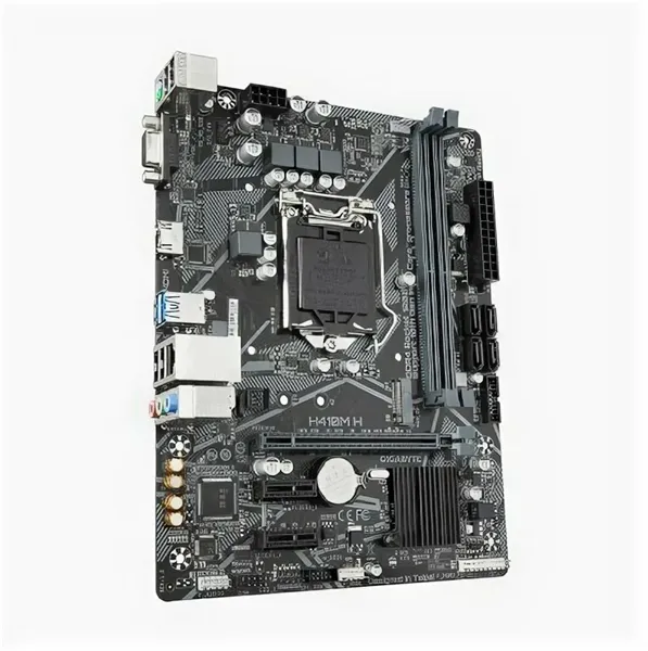 GIGABYTE H470M H, LGA1200, H470, 2*DDR4, D-Sub+HDMI,  4 SATA 6 Гб/с, M2, Audio, Gb LAN, USB 3.2, USB 2.0, COM*1 port, mATX