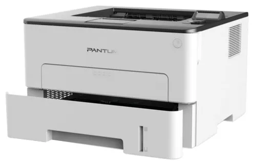 Лазерный монохромный принтер Pantum P3300DW, Printer, Mono laser, A4, 33 ppm (max 60000 p/mon), 350 MHz, 1200x1200 dpi, 256 MB RAM, PCL/PS, Duplex, paper tray 250 pages, USB, LAN, WiFi, start. cartridge 1500 pages (grey)
