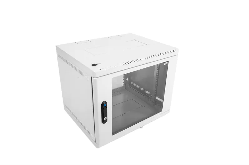 Шкаф коммутационный ЦМО (ШРН-6.480) настенный 6U 600x480мм пер.дв.стекл несъемн.бок.пан. 100кг серый 425мм 13.5кг 180град. 366мм