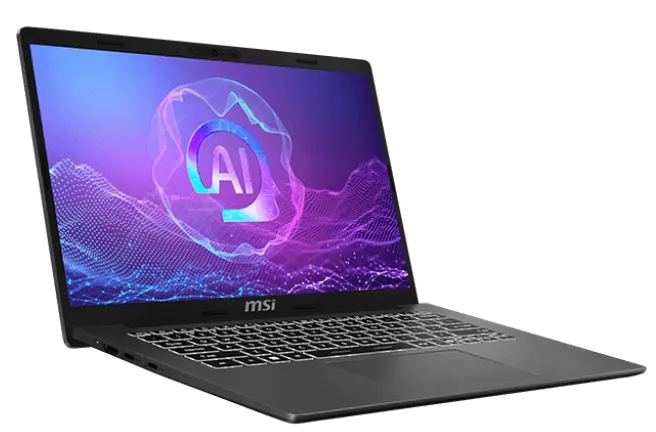 MSI Modern A14 AI+ F3HMG AMD Ryzen AI 5 330 14" FHD (1920*1080),IPS,DDR5 16GB (8GB*2),512GB SSD AMD Radeon Graphics,backlight,46.8Wh,1.5kg,1y,Dos,Platinum Gray