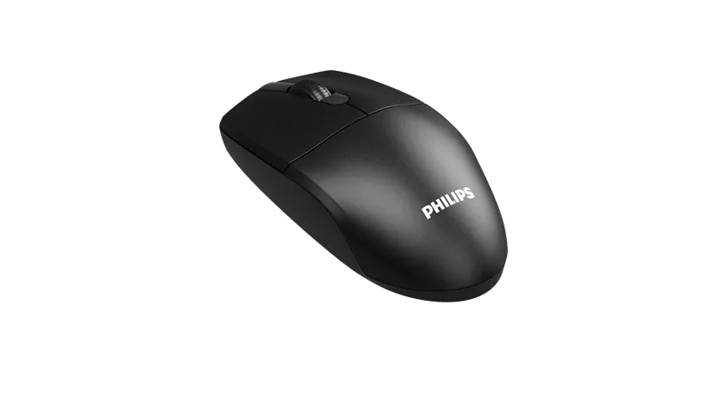 Аксессуары Philips  Беспроводная Мышь SPK7347 2,4 GHz , 3 кноп., 1600dpi, Чёрный