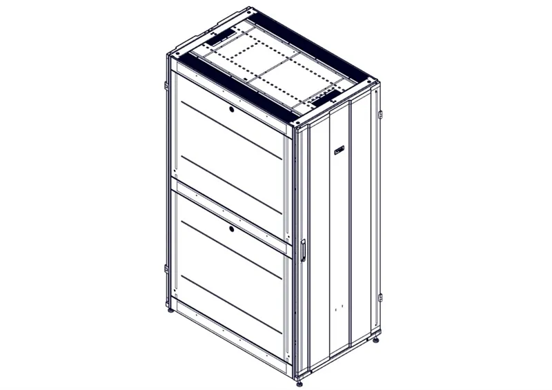 Systeme Electric Монтажный шкаф, серия Uniprom, 42U-750/1200, боковые панели 4шт, черный