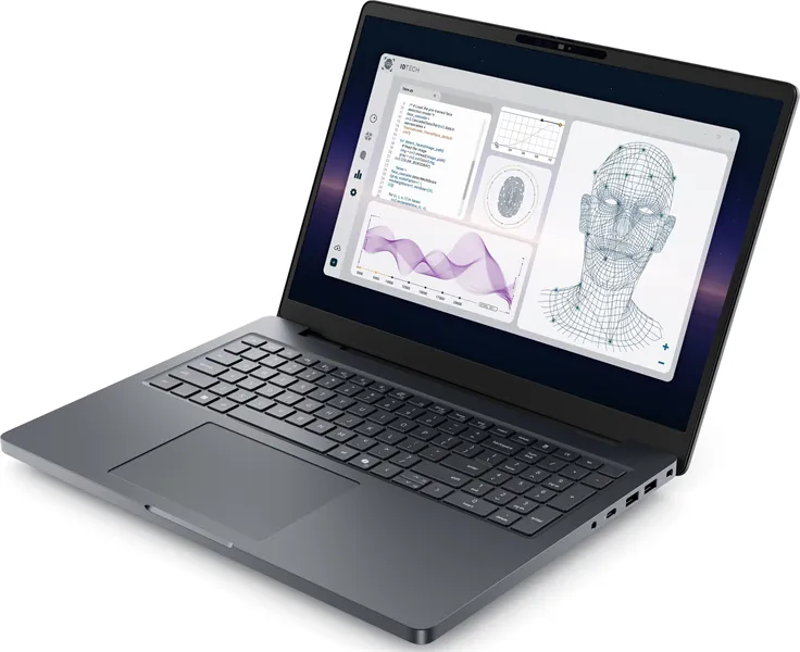 Ноутбук Dell Pro Max 16 Plus MB16250  Core Ultra 7 265HX  16" 16:10 UHD+(3840x 2400),120Hz,500 nits,DDR5 32GB (16GB*2),2TB SSD,NV RTX 3000 Blackwell (12GB GDDR7),backlight,96Whr,FPR,2.55kg,2y,Linux,Black,KB/E