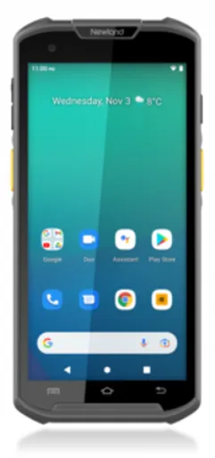 Терминал сбора данных Newland MT9300 WWAN, Android 13 GMS, 5.5" touchscreen, STRAIGHT 2D CMOS Mega Pixel imager with Laser Aimer (CM66), 4GB/64GB, BT, WiFi5, 4G, GPS, NFC, Camera. Protective case, USB-C cable, battery, scr