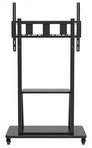 Стойка для панели Мобильная стойка Wize Pro [M86] для широкоформатных и интерактивных панелей 42”– 90”,  Max VESA 800x600 мм, высота 183 см, вертикальная регулировка, полка для медиаплеера, до 150 кг, черн.
