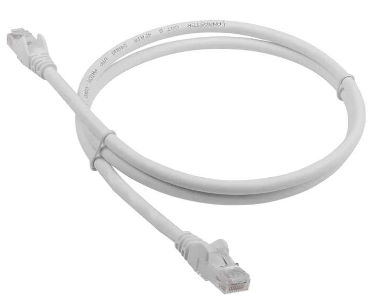 Патч-корд Патч-корд LANMASTER LSZH UTP кат.6, 5.0 м, серый