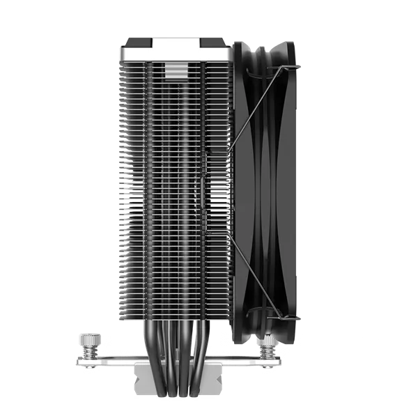 PCCooler K4 BK S115X/1200/1700/AM4/AM5 (20 шт/кор, TDP 230W, 130mm PWM FAN, 4 тепловые трубки 6мм, 400-1600RPM, 18-29dBa)