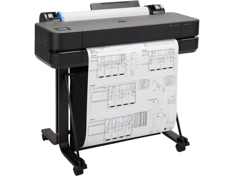 HP DesignJet T630 Printer (24",4color,2400x1200dpi,1Gb,30spp(A1),USB/GigEth/Wi-Fi,stand,mediabin,rollfeed,sheetfeed,tray50(A3/A4), autocutter,GL/2,RTL,repl. 5HB09A, 5ZY59A)