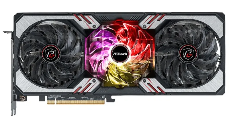 Видеокарта ASROCK Radeon RX 6750 XT Phantom Gaming D 12G OC, 3*DP, 1*HDMI, FAN 3; 90-GA3NZZ-00UANF