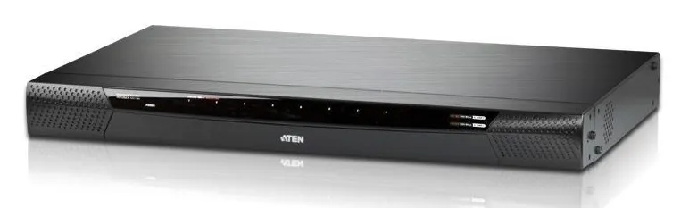ATEN 8 Port KVM over IP switch: 1 Local / 1 Remote, VGA, USB, PS/2 (1920 x 1200)