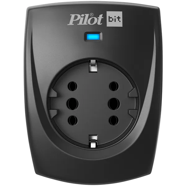 Pilot Bit     Сетевой фильтр ZIS PILOT BIT, 1 розетка, 16А/3,5кВт, черный