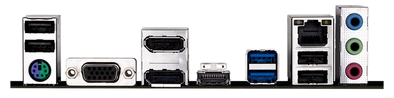 GIGABYTE H610M S2H, LGA1700, H610, 2*DDR5, 4*SATA, 1*M.2, 2*USB 3.2, 4*USB 2.0, 1*PCIx16, 1*PCIx1, D-Sub+HDMI+2*DP, mATX