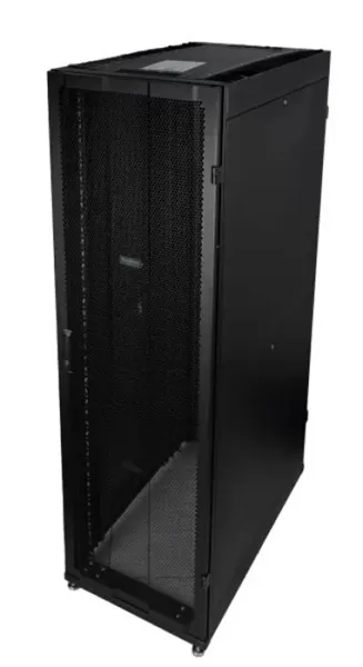 Серверная стойка Systeme Electric, Монтажный шкаф Uniprom, 48U-600/1070, боковые панели 4шт, черный