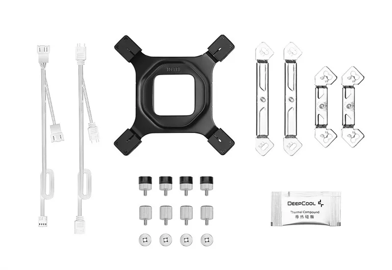 DEEPCOOL AG620 WH ARGB V2 LGA20XX/1700/1200/115X/AM5/AM4 (9шт/кор, TDP 260W, PWM, ARGB DUAL Fan 120mm, 6 тепл. трубок, белый) RET