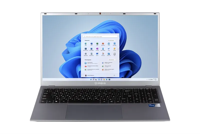 Ноутбук IRBIS 17NBP4502 17.3" FHD (1920x1080) IPS 300cd,Core i7-1255U,16Gb DDR4-3200(1),1Tb SSD,Wi-Fi 6+BT 5,76Wh,Kbd Backlit,FPS,TPM 2.0,2.2kg,Grey,1y warranty,Win11Pro