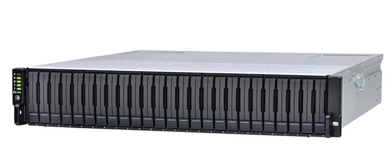 Дисковая полка Infortrend JBOD 2U/25bay (GS) dual redundant controller expansion enclosure 8x 12Gb SAS ports, 2x(PSU+FAN module),25xdrive trays,2x12G to 12 G SAS cables,1xRackmount kit (JB 3025RBA)