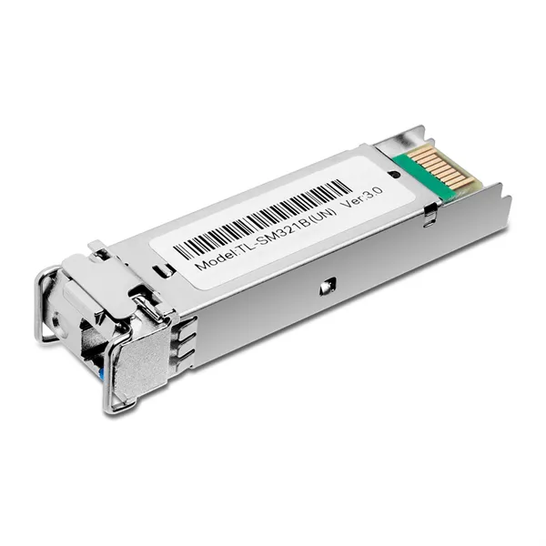 Сетевое оборудование TP-Link TL-SM321B, 1000Base-BX WDM двунаправленный SFP-модуль, разъём LC, TX:1310нм/RX:1550нм, одномодовый, 20км