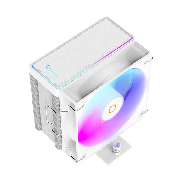 Ocypus Gamma A40 WH ARGB, 100mm ARGB FAN, Top ARGB Panel, 4 HEAT PIPES, 4-PIN PWM, 600-2400 RPM, 29DBA, HYDRO BEARING, LGA115X/1200/1700/18XX, AM4/AM5