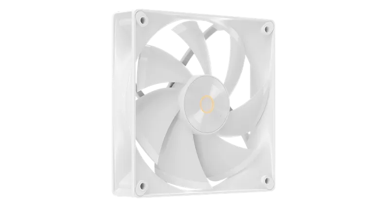 Ocypus Delta F12 WH, 120x120x25mm, 4-PIN PWM, 500-2000 RPM, 29 DBA MAX, HYDRO BEARING