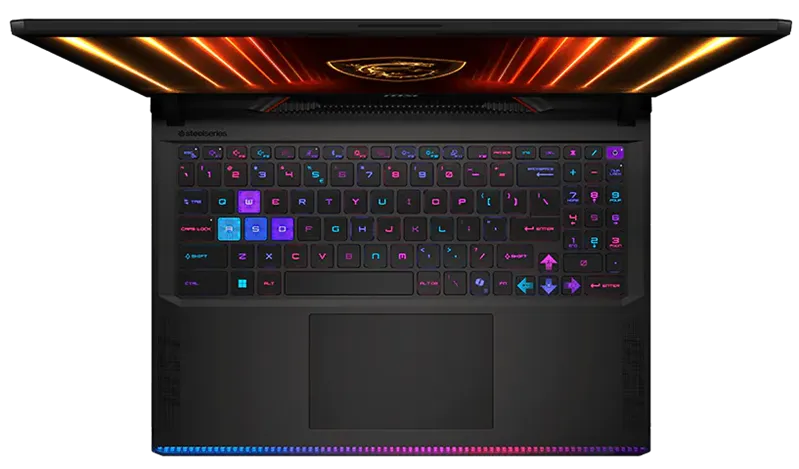 ноутбук MSI Raider 16 HX AI A2XWHG Core 7 255HX 16" 16:10 QHD+ (2560 x 1600), 240hz,DDR5 32GB ,1TB SSD,NV RTX 5070 Ti (GDDR7 12GB),99Whr,2.7kg,1y,Dos,Black