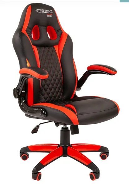 Офисное кресло Chairman   game 15 Россия экопремиум черный/красный
