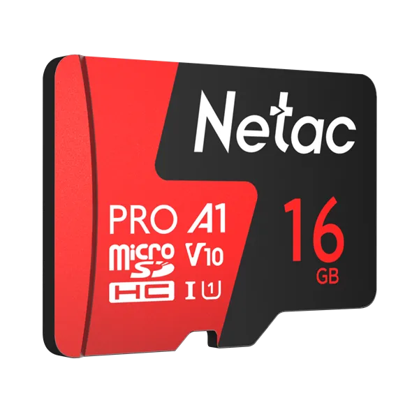 Носитель информации Netac P500 Extreme PRO 16GB MicroSDHC V10/U1/C10 up to 100MB/s, retail pack with SD Adapter