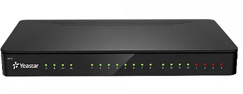 YEASTAR IP-АТС до 20 абонентов и 8 одновременных вызовов, позволяет подключать аналоговые линии/телефоны, BRI, GSM, UMTS-линии посредством дополнительных модулей, имеет в составе 8 предустановленных (