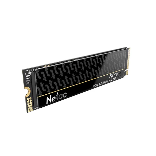 SSD накопитель Netac SSD NV7000-t 1TB PCIe 4 x4 M.2 2280 NVMe 3D NAND, R/W up to 7300/6600MB/s, OPS(R4K) 1000K/700K, TBW 640TB, slim heatspreader, 5y wty