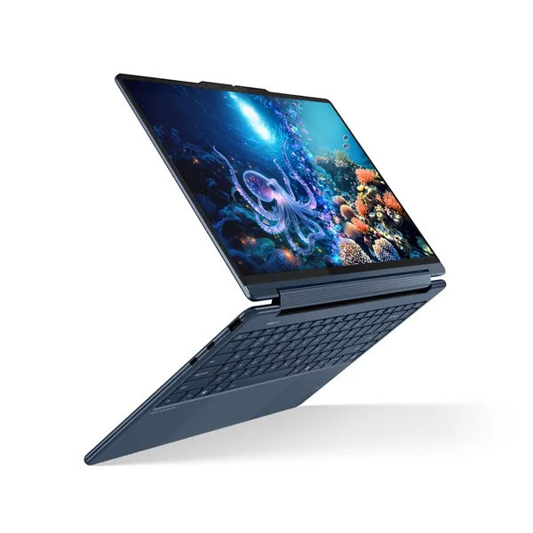 Yoga 9 2-in-1 14ILL10 14" 2.8K WQXGA+ (2880x1800) OLED 1100N Touch, Ultra 7 258V, 32GB Soldered LPDDR5x, 1TB SSD M.2, Arc Graphics 140V, WiFi7, BT, 5.0MP+IR Cam,75Wh,65W USB-C, Win 11 Home, 1Y, 1.32kg