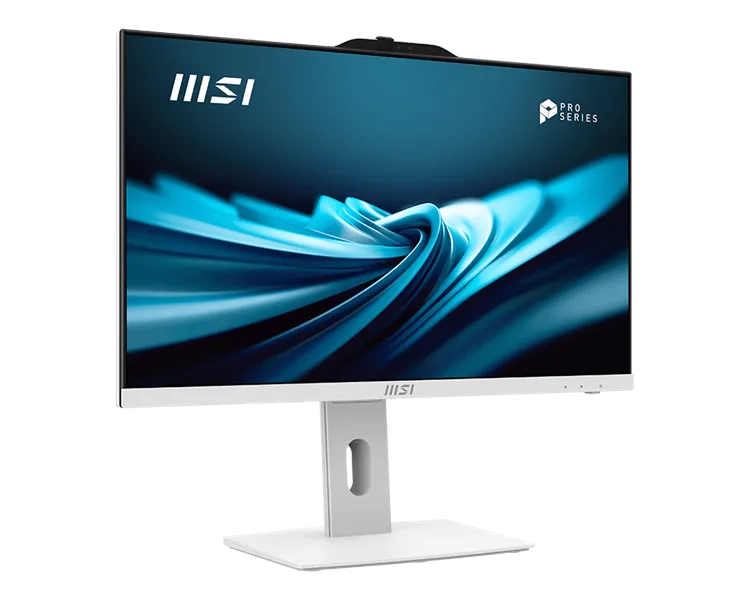 MSI Pro AP242P 14M AiO 23,8" FHD(1920x1080)IPS AG Non-touch, Core i7-14700 (2.1GHz), 16Gb DDR5 (2x8Gb), 512GB SSD, Intel UHD,WiFi,BT,camera,WirelessKB&mouse Eng/Rus,noOS,1y w-ty,White
