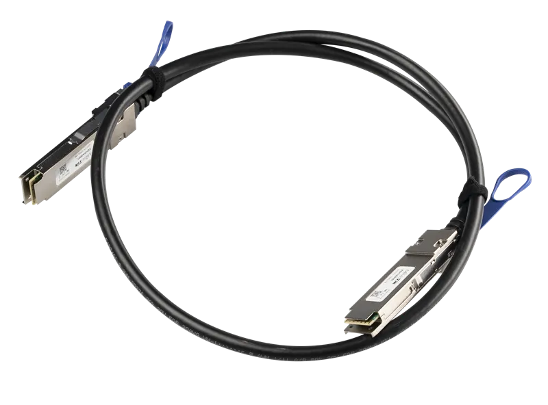Кабель DAC MikroTik XQ+DA0001 100Гбит/с пассив. 1м черный QSFP28-QSFP28