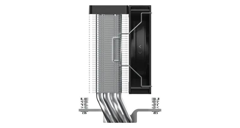 Ocypus Gamma A40 BK ARGB Digital, 100mm ARGB FAN, Top Display Panel, 4 HEAT PIPES, 4-PIN PWM, 600-2400 RPM, 29.5DBA, HYDRO BEARING, LGA115X/1200/1700/18XX, AM4/AM5