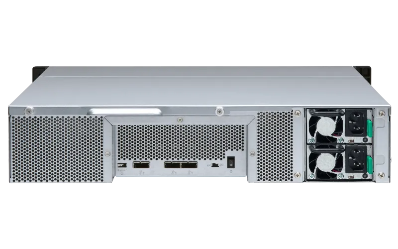 Полка расширения для схд QNAP SMB Expansion Unit (Rack 2U) up to 12hot plug HDDs SATA(3,5' or 2,5')/2xPS incl Cbl/no rail